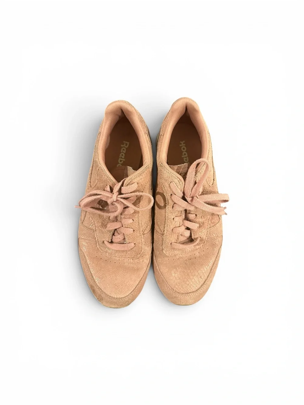 Reebok Women's Dusty Pink Lace-Up Sneakers